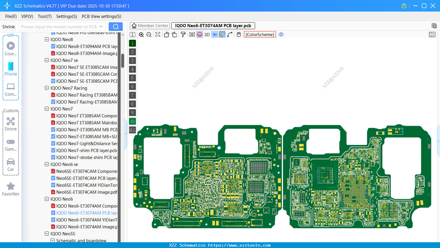 VIVO IQOO Neo6-ET3074AM PCB Layer